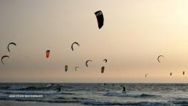 kitesurfing