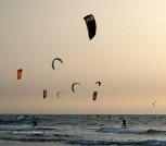 kitesurfing